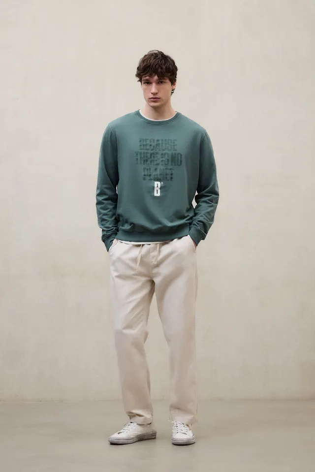sudadera-bardera-verde-ecoalf-para-hombre-50-algod-n-reciclado-fit-regular image 1