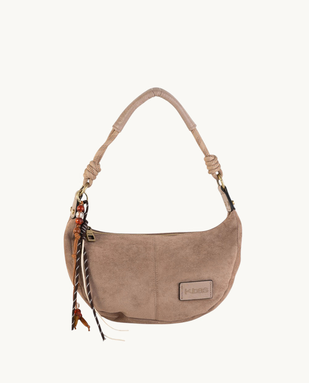 bandolera-efecto-serraje-kbas-color-taupe image 1