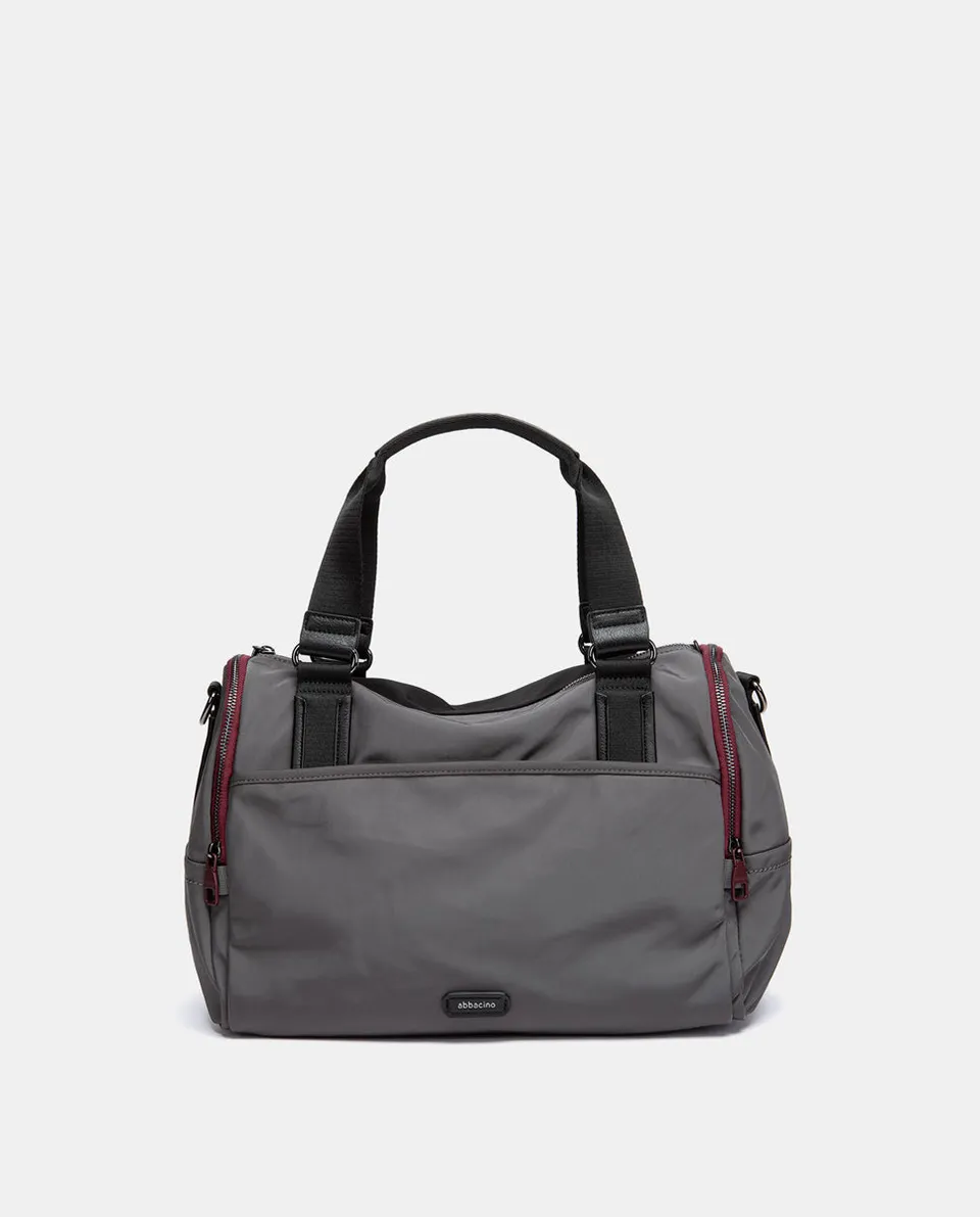 bolso-de-viaje-gris-abbacino-deportivo-reciclado image 1