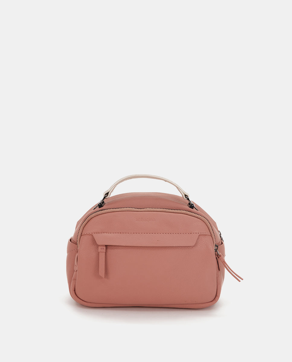 abbacino-bandolera-en-piel-premium-rosa-bicolor image 4
