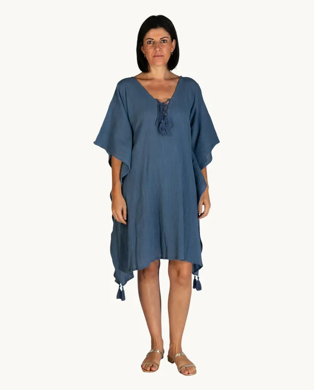 kbas-kurta-de-algod-n-talla-nica-color-azul image 1