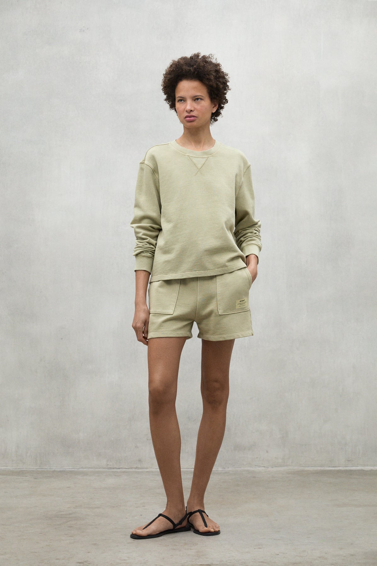 sudadera-ecoalf-rodas-khaki-50-algod-n-reciclado-fit-regular image 1