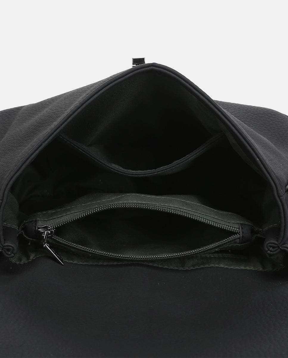 abbacino-bolso-de-hombro-materiales-reciclados-negro image 6