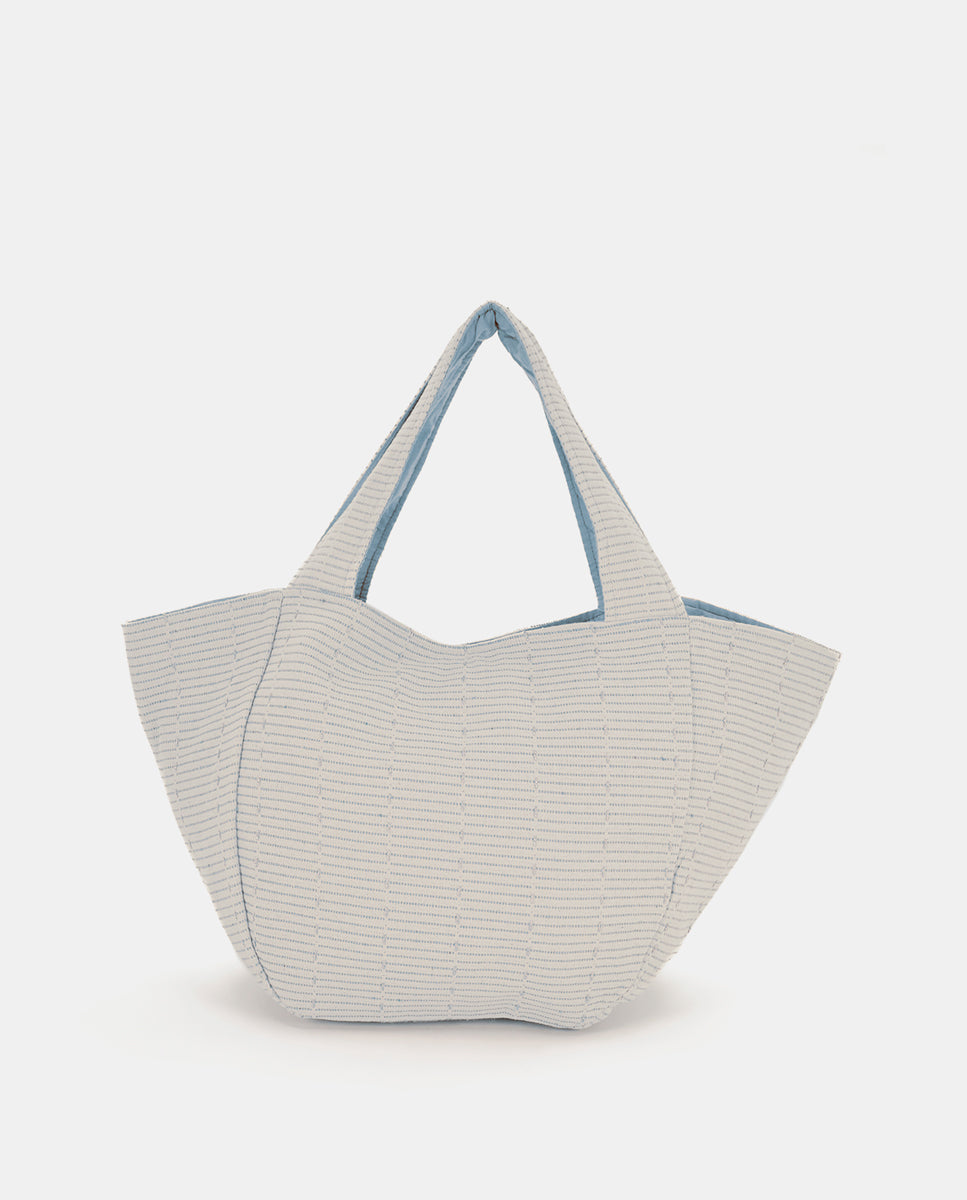 abbacino-bolsa-de-playa-estampado-azul-algod-n-gran-capacidad image 4