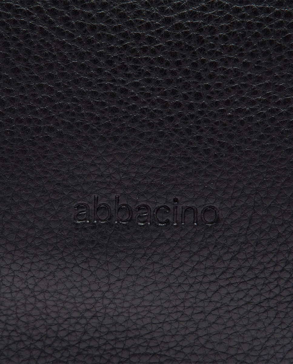 abbacino-bolso-de-mano-en-piel-negra-oficina image 7