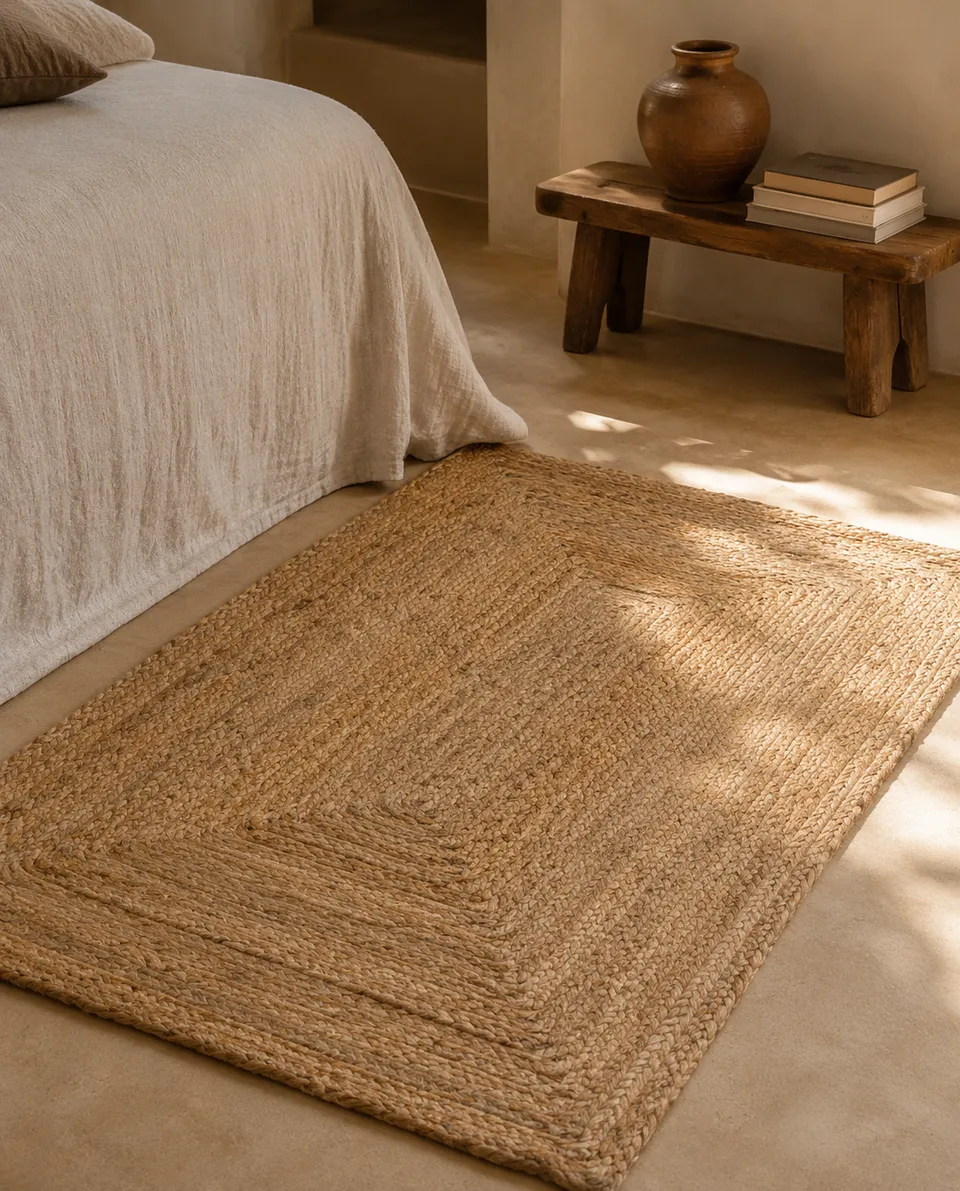 alfombra-rectangular-de-yute-natural-kbas-120-x-180-cm-estilo-bohemio image 1
