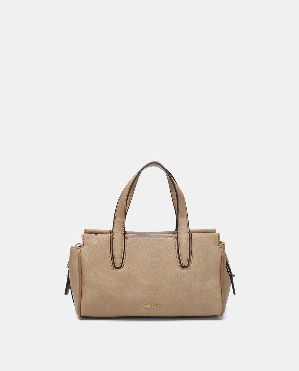 abbacino-bolso-de-mano-lady-camel-materiales-reciclados image 3