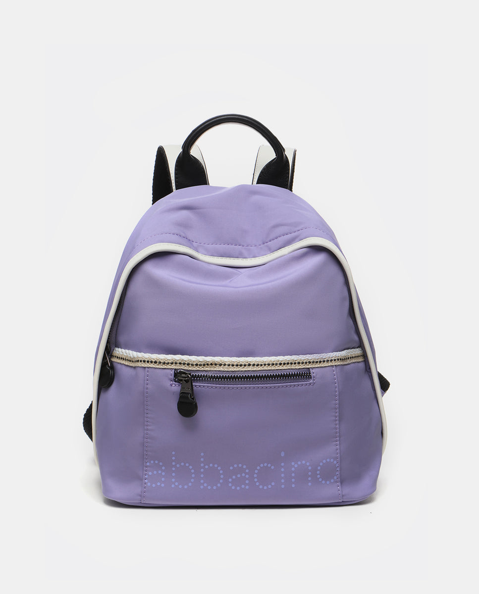 abbacino-mochila-mujer-tejidos-reciclados-lavanda image 1
