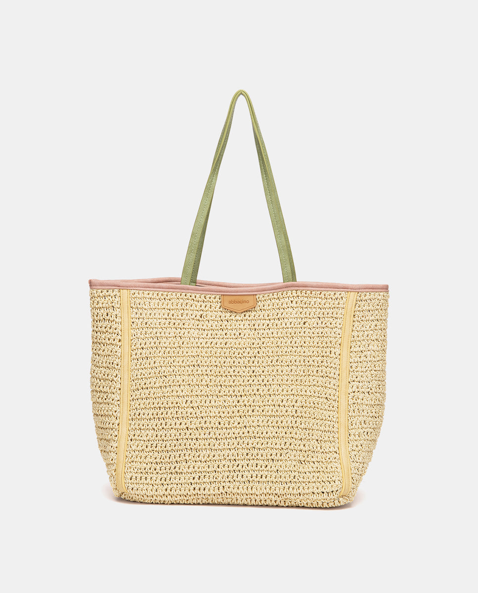 abbacino-capazo-rafia-mbar-shopper-verano image 1