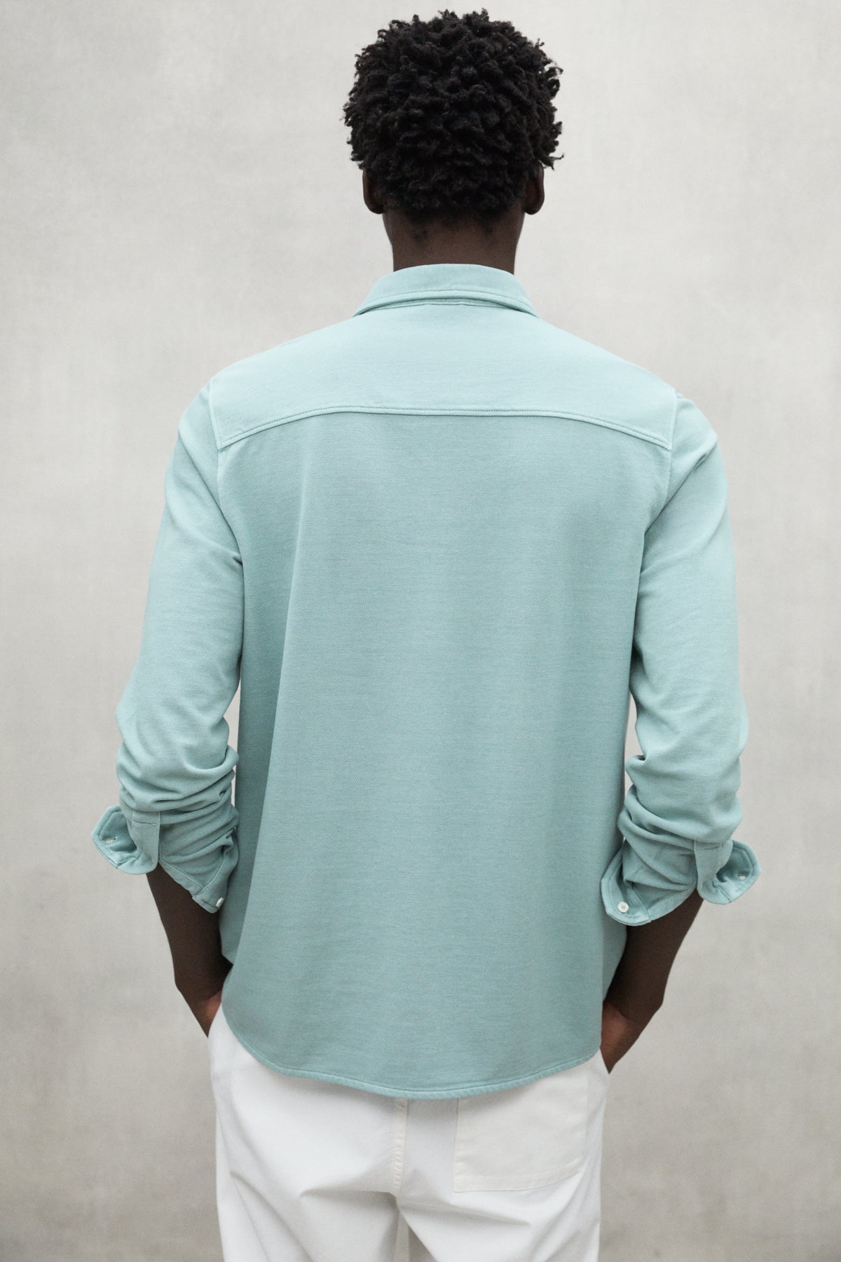 camisa-pol-piqu-verde-de-hombre-de-ecoalf-algod-n-100-reciclado-fit-regular-y-cu image 4