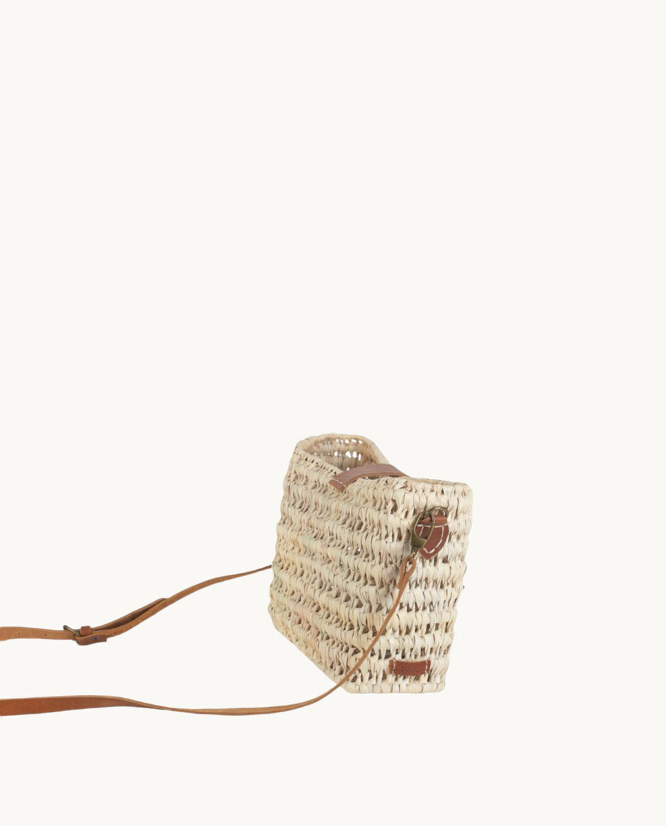 kbas-bandolera-de-fibra-natural-con-asa-y-cierre-de-piel-30-x-10-x-20-cm image 2