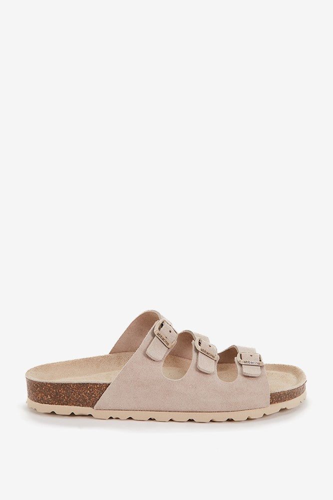 abbacino-sandalia-plana-piel-triple-hebilla-beige image 1