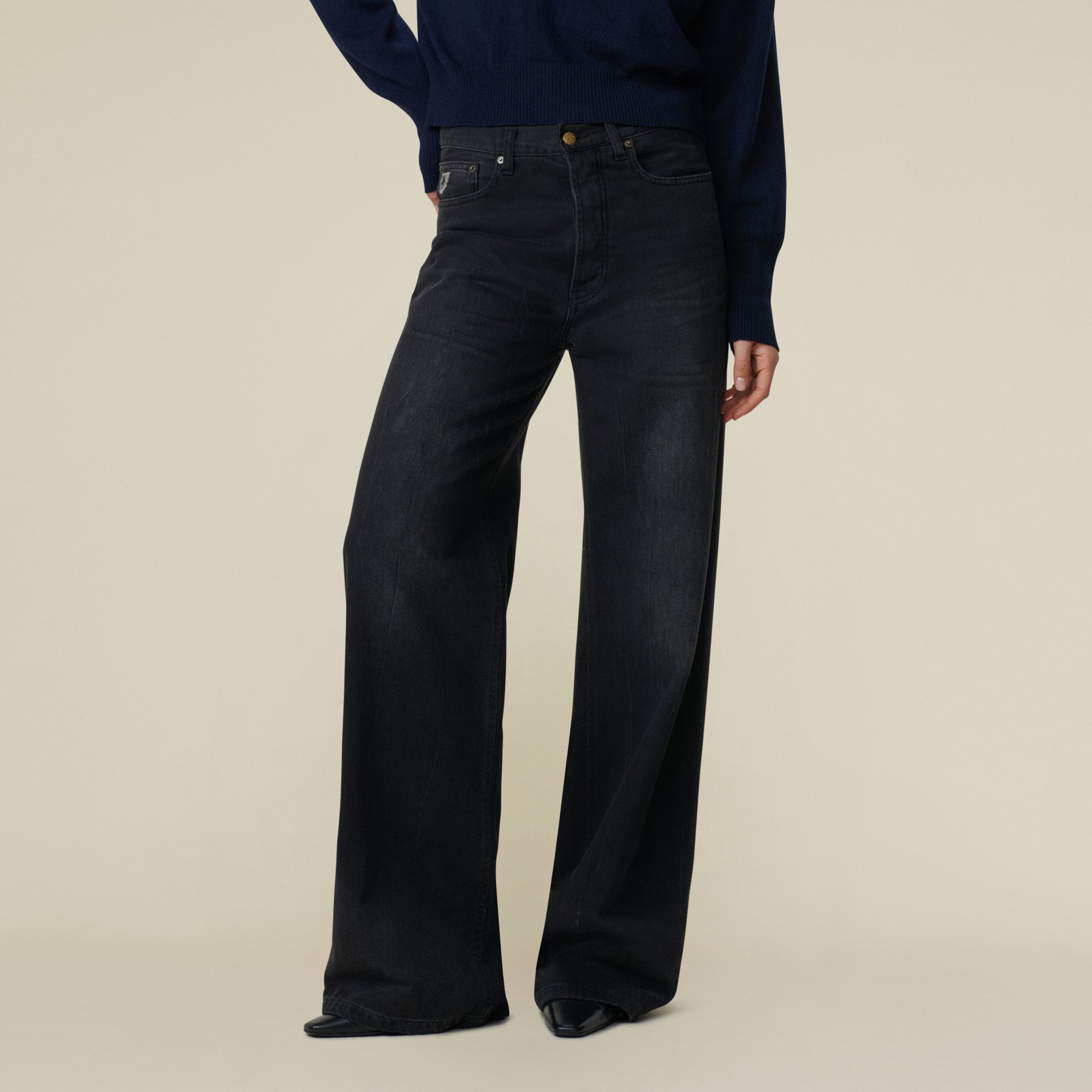 lois-skater-loose-vaqueros-rotos-de-mujer-100-algod-n-blackstone image 2