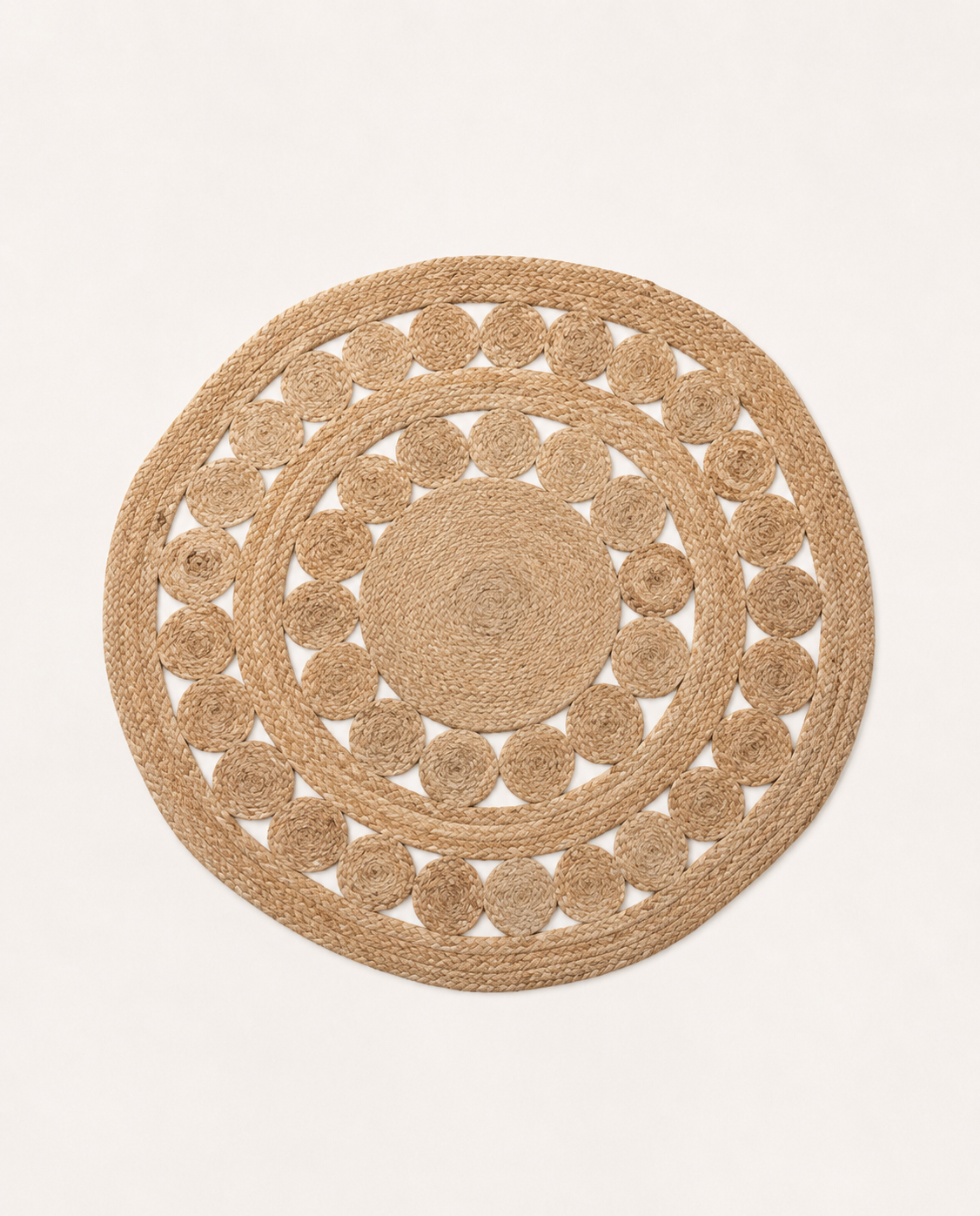 alfombra-redonda-kbas-de-yute-natural-90-cm-de-di-metro image 2