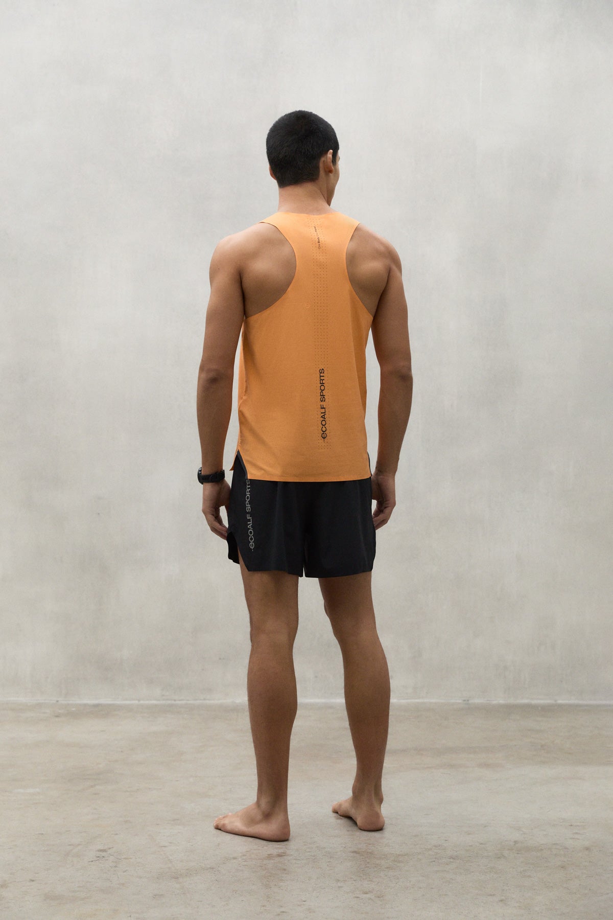 top-bombay-naranja-de-hombre-ecoalf-camiseta-running-ultraligera-y-transpirable- image 5