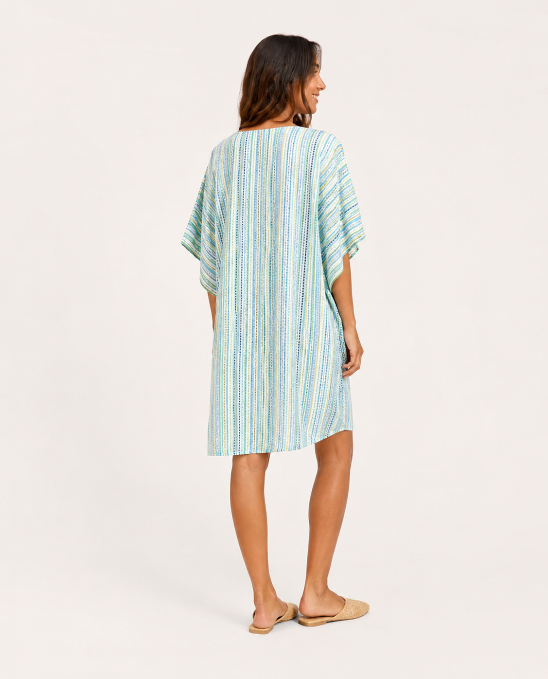 kbas-kurta-de-algod-n-color-turquesa-talla-nica image 4