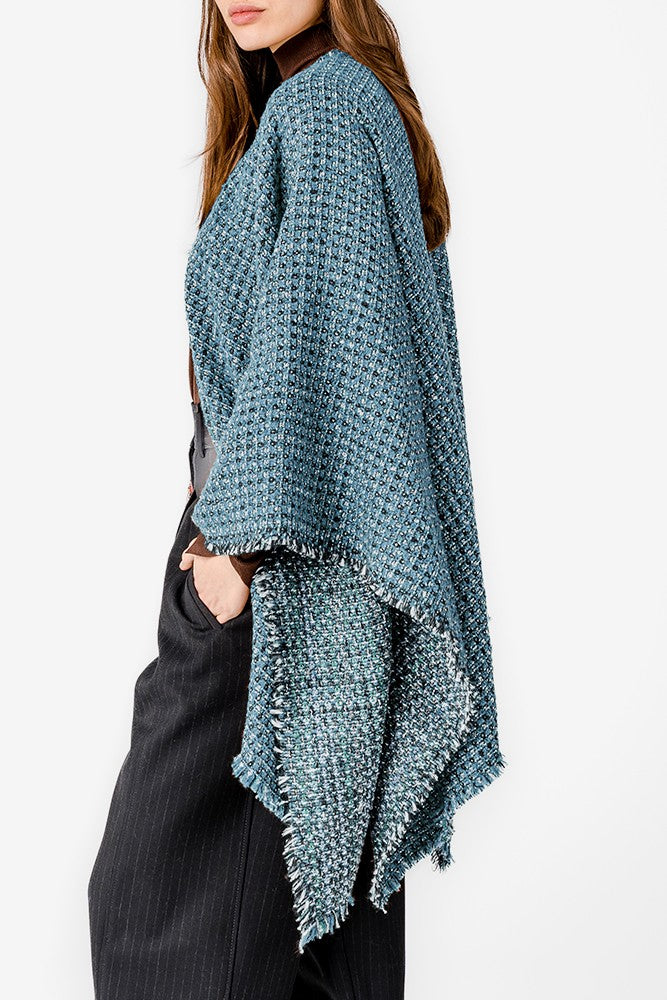 poncho-abbacino-mujer-tonos-azules-jaspeado image 3