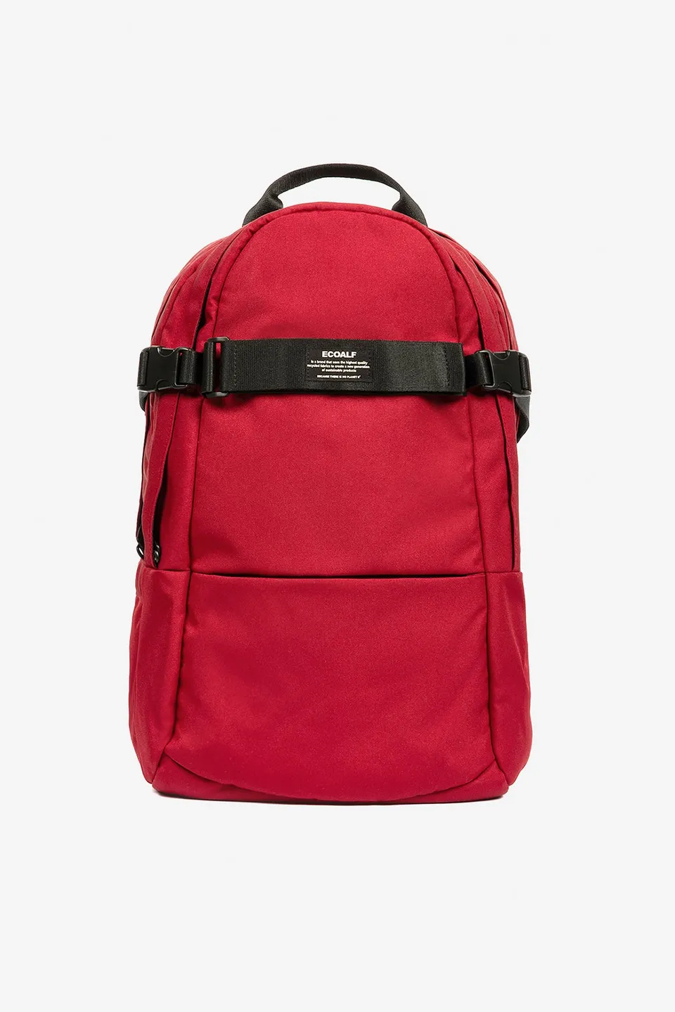 mochila-bergen-de-ecoalf-roja-poli-ster-reciclado-repelente-al-agua image 1