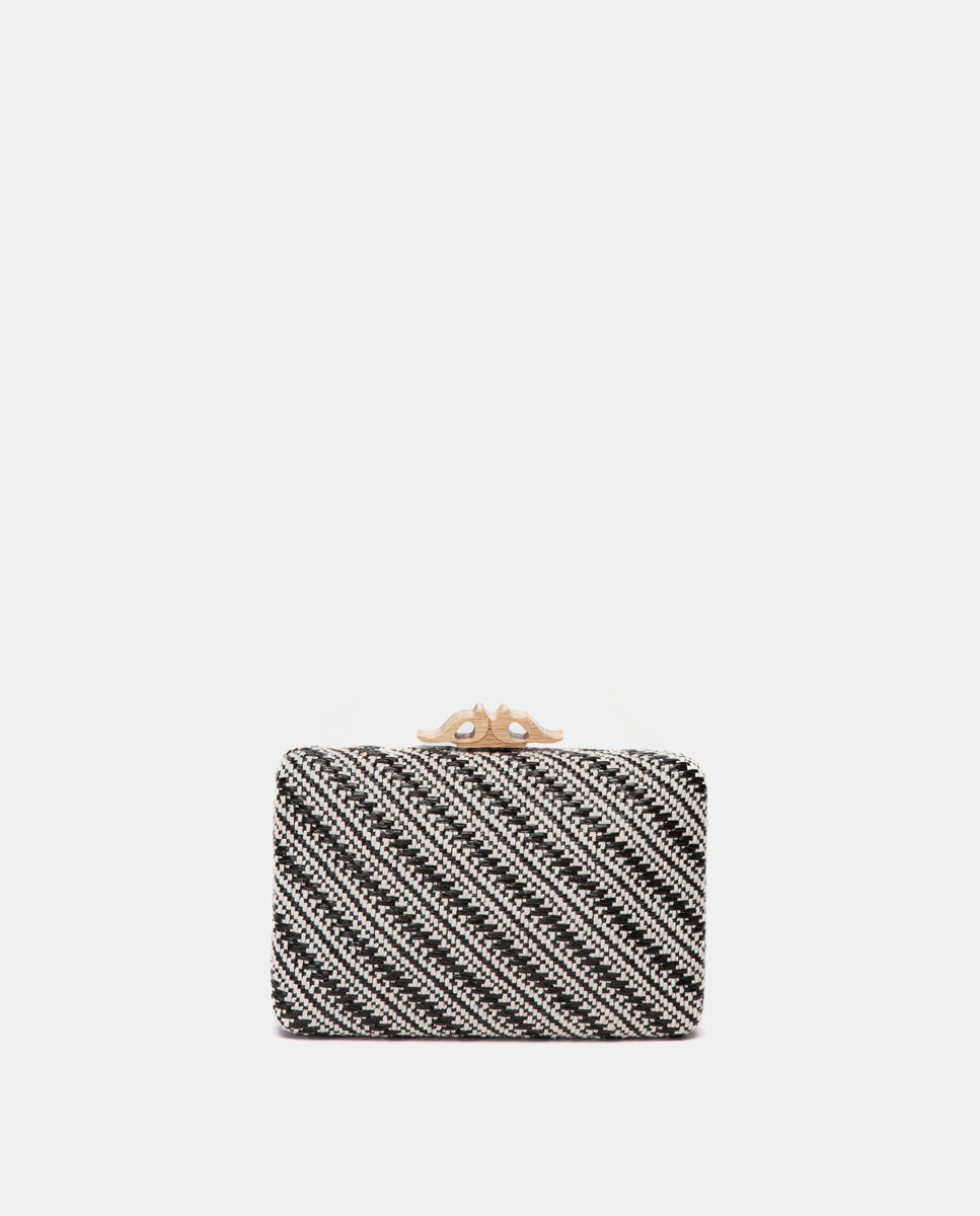 abbacino-clutch-fiesta-negro-geom-trico image 3