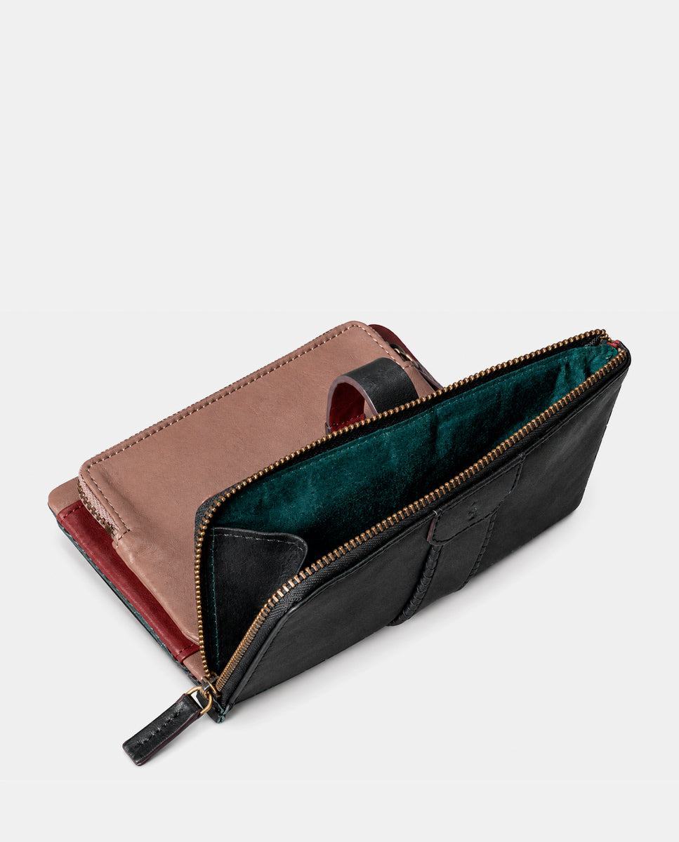 abbacino-cartera-grande-de-mujer-en-piel-negra-con-trenzado image 6