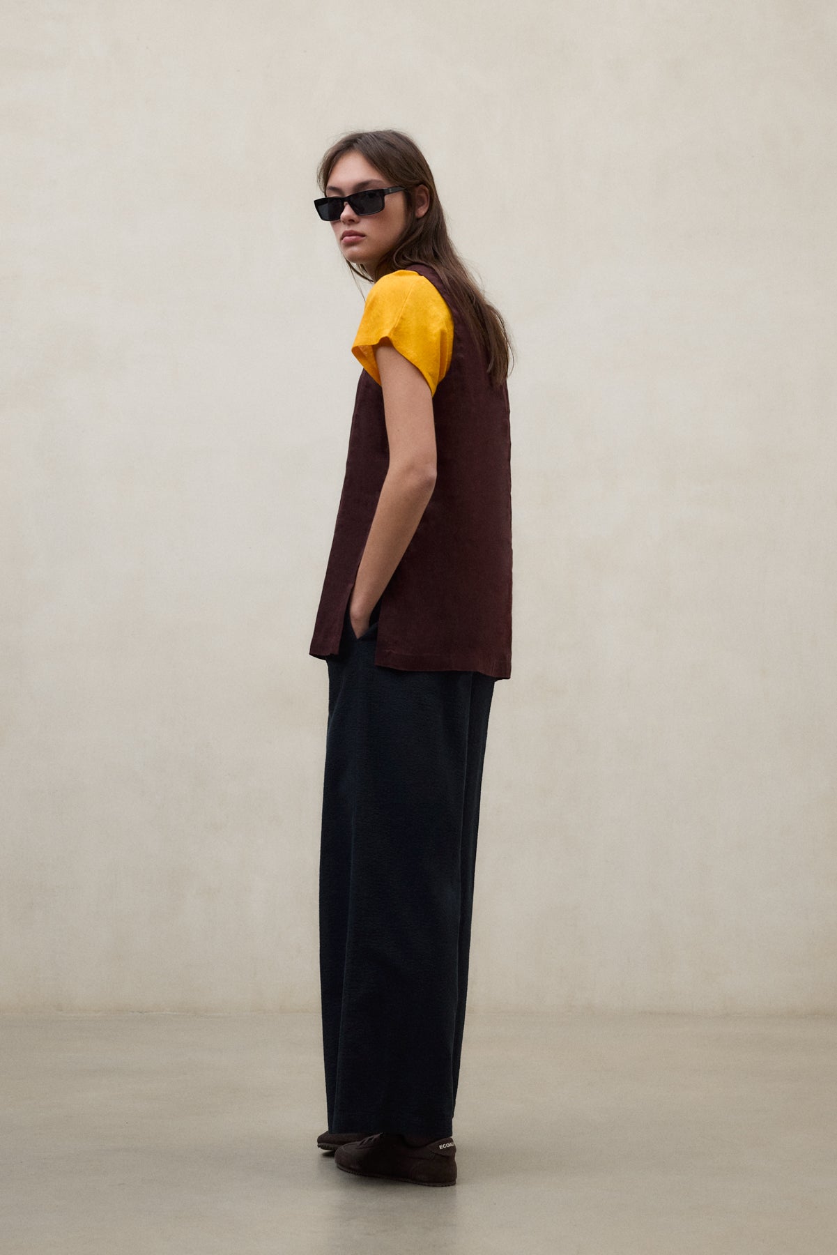 camisa-sia-marr-n-de-ecoalf image 5