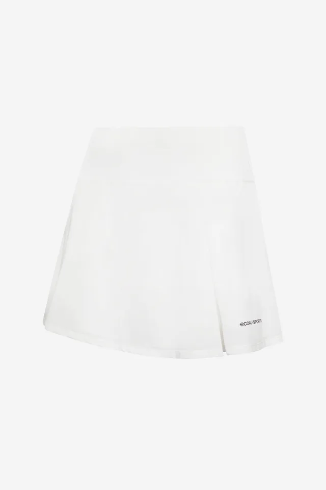 falda-teresa-de-ecoalf-blanca-con-biker-incorporado-repelente-al-agua image 1