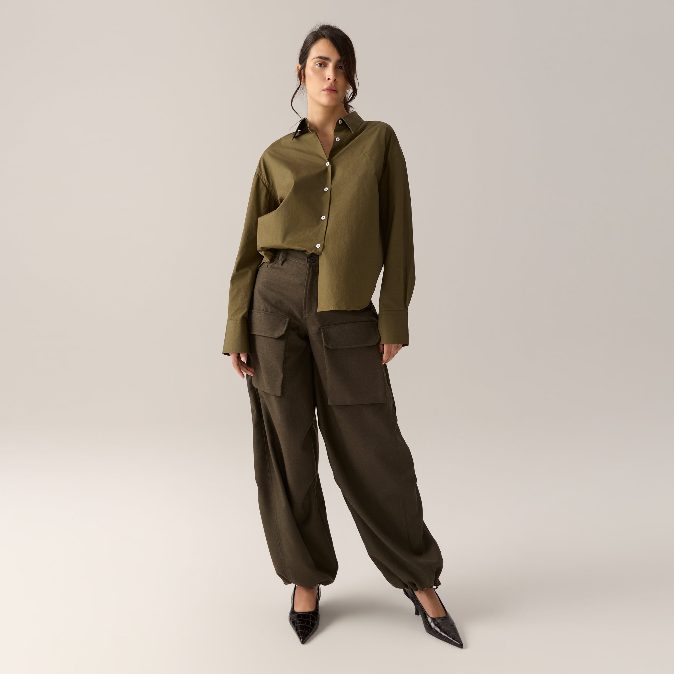 camiseta-caryn-de-lois-algod-n-100-color-verde-oscuro-tallas-xs-xl image 3