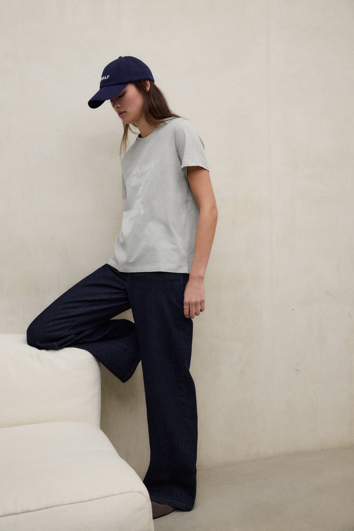 camiseta-ronda-gris-de-mujer-ecoalf image 3
