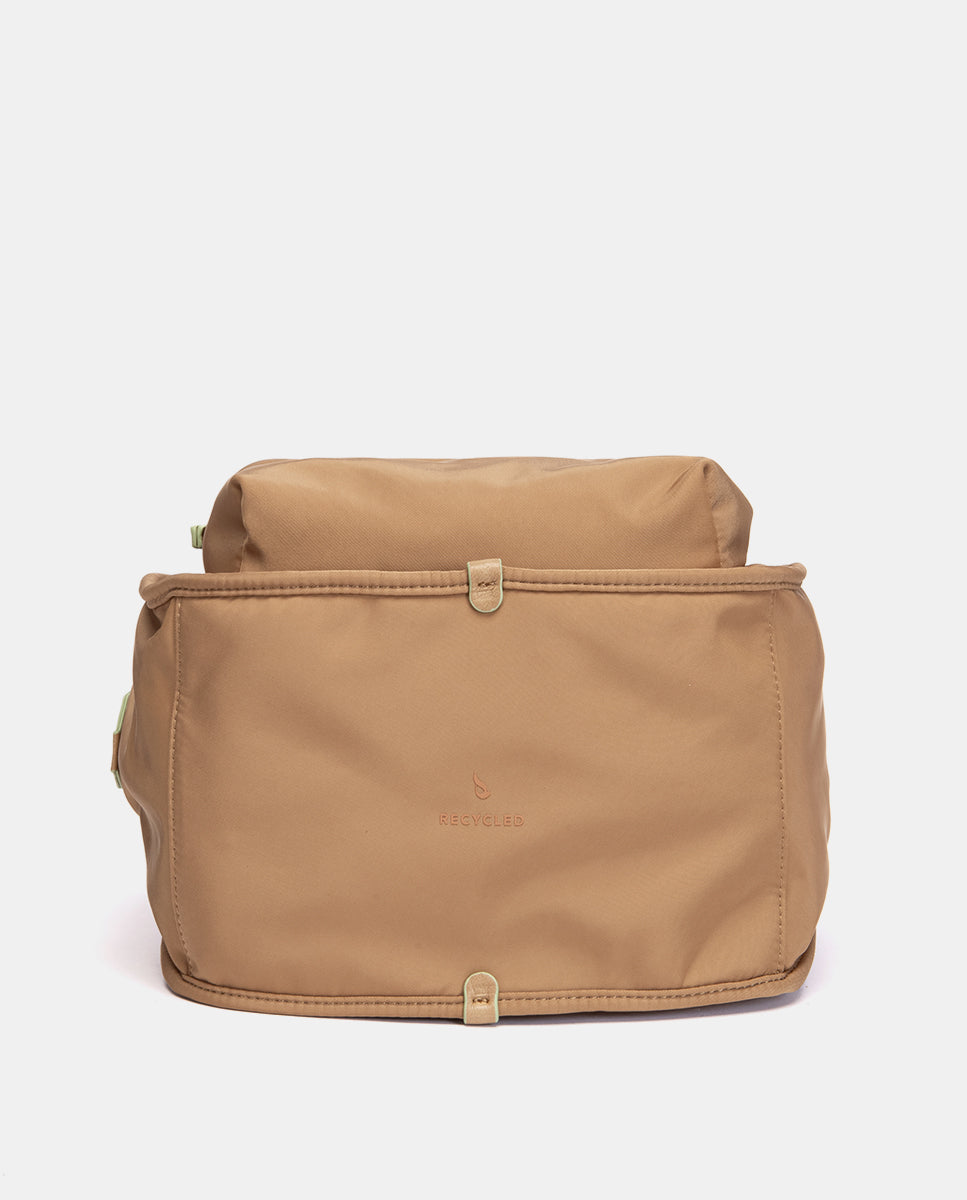 abbacino-mochila-tejido-camel-reciclada-gran-capacidad image 4