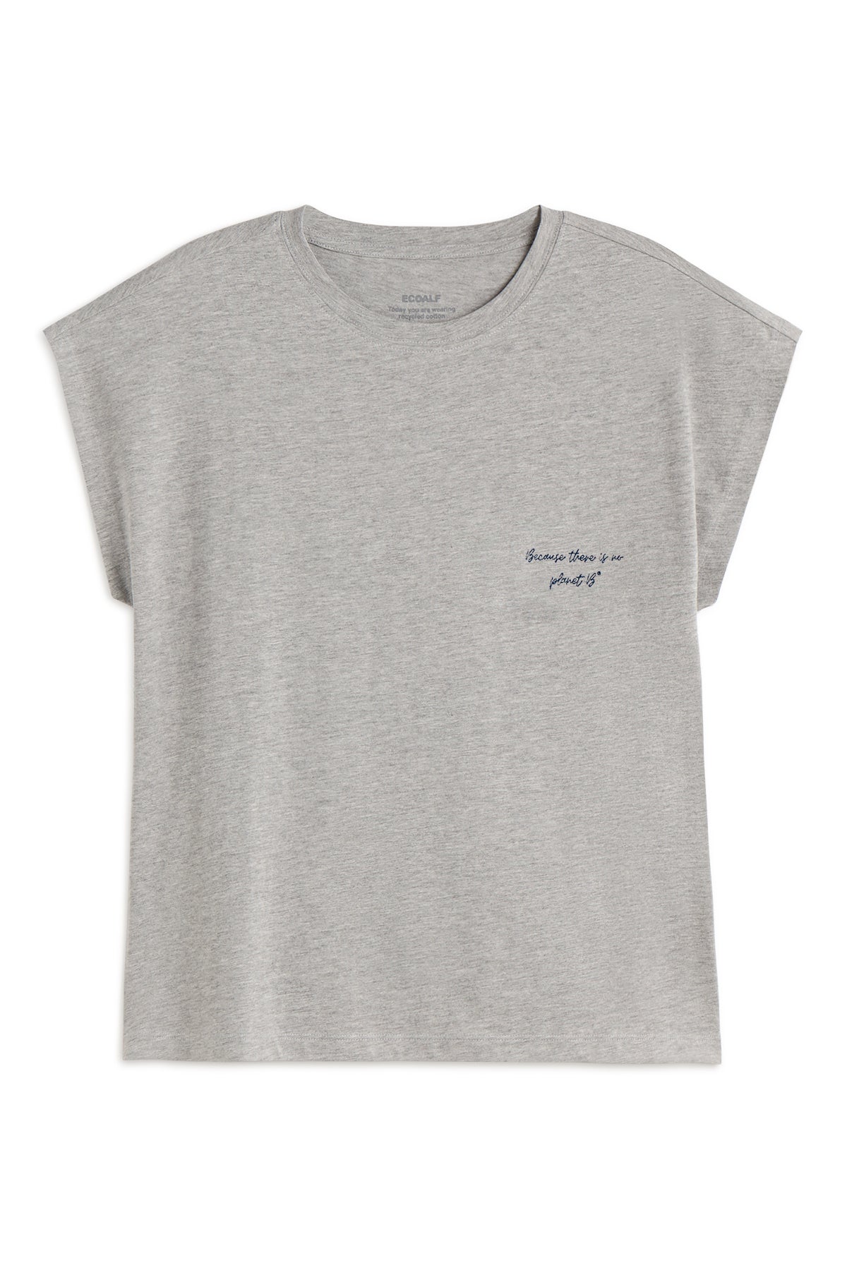 ecoalf-camiseta-namur-gris-claro-de-mujer-30-algod-n-reciclado-mensaje-because-t image 6