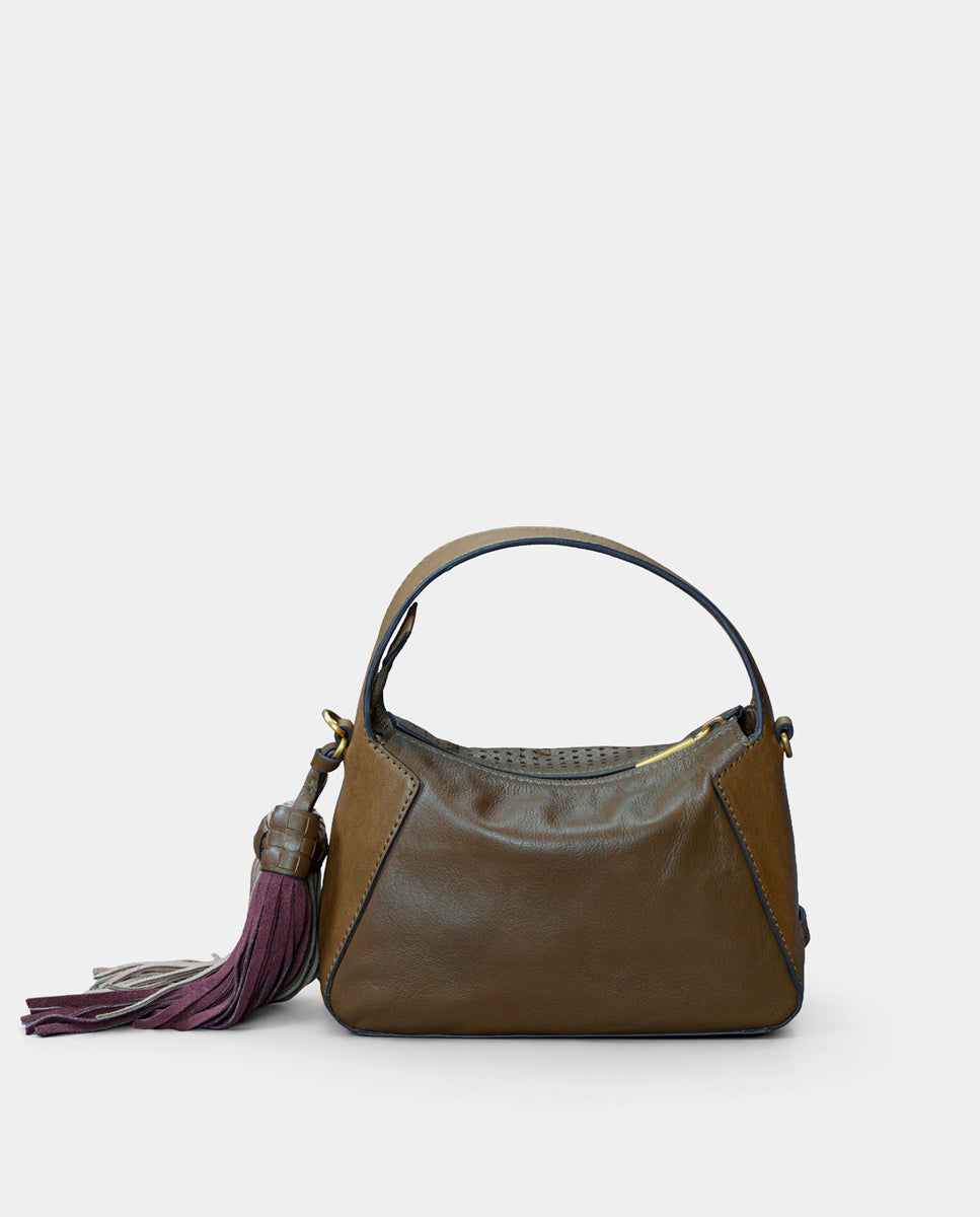 abbacino-bolso-de-mano-piel-troquelada-verde image 3