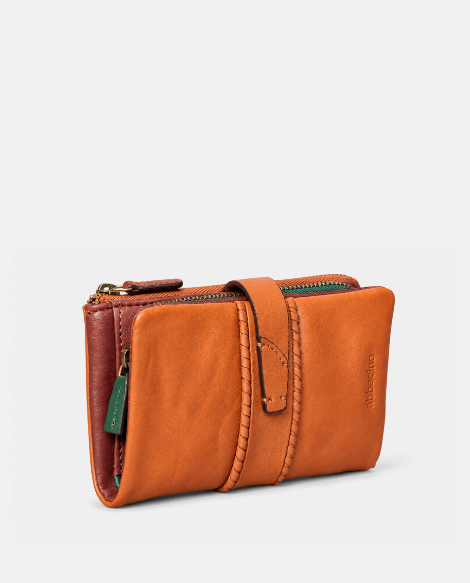 abbacino-cartera-mediana-mujer-piel-cognac-trenzada image 3