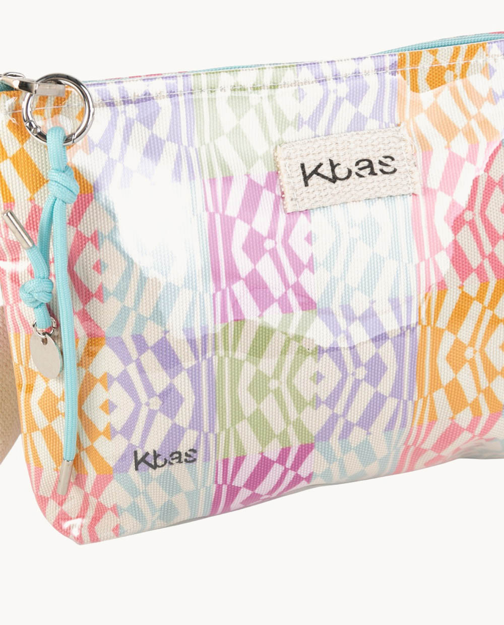 kbas-neceser-de-lona-plastificada-con-estampado-tnico-y-cremallera image 3