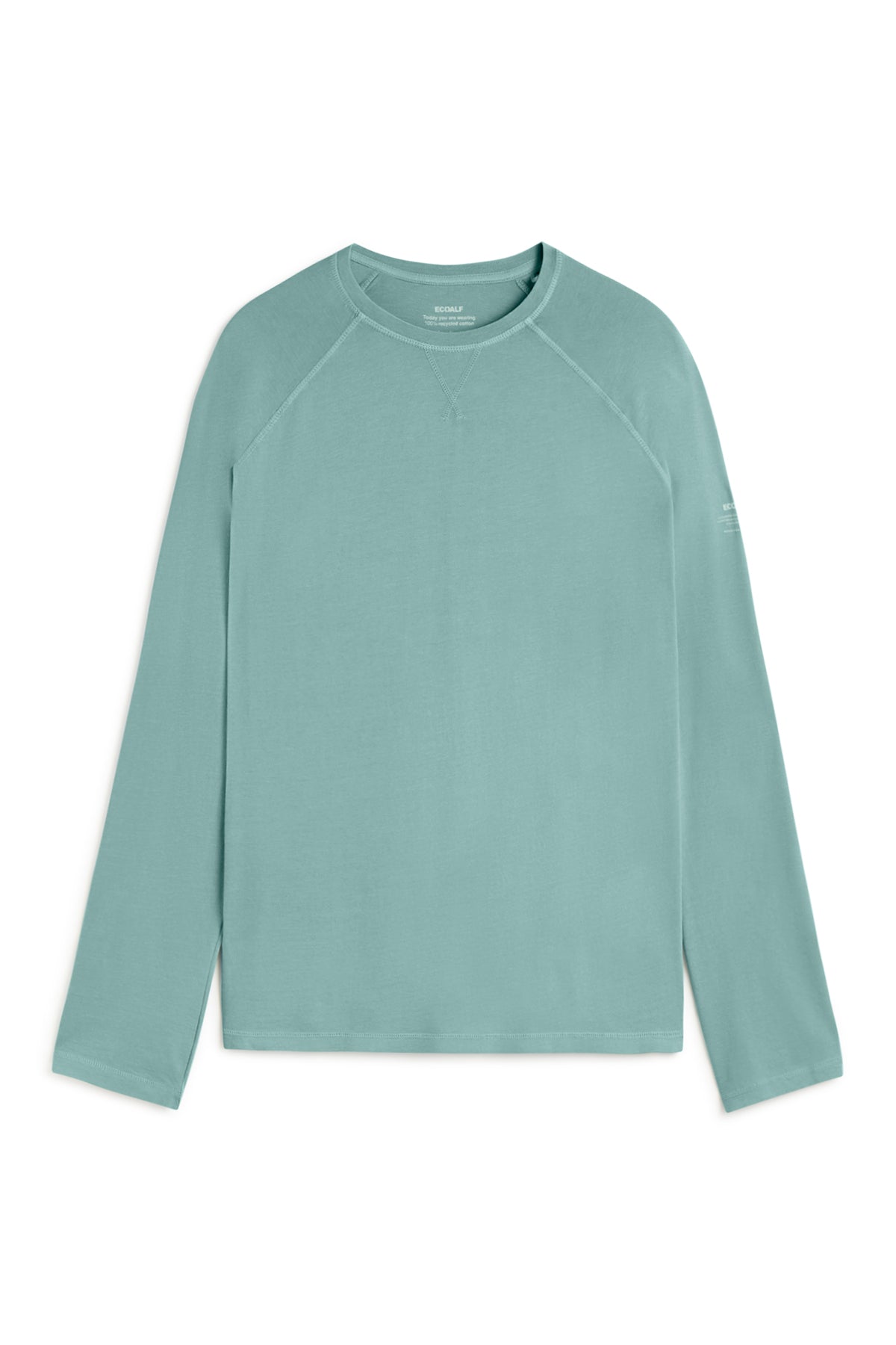 camiseta-m-laga-de-ecoalf-algod-n-reciclado-verde-agua image 4