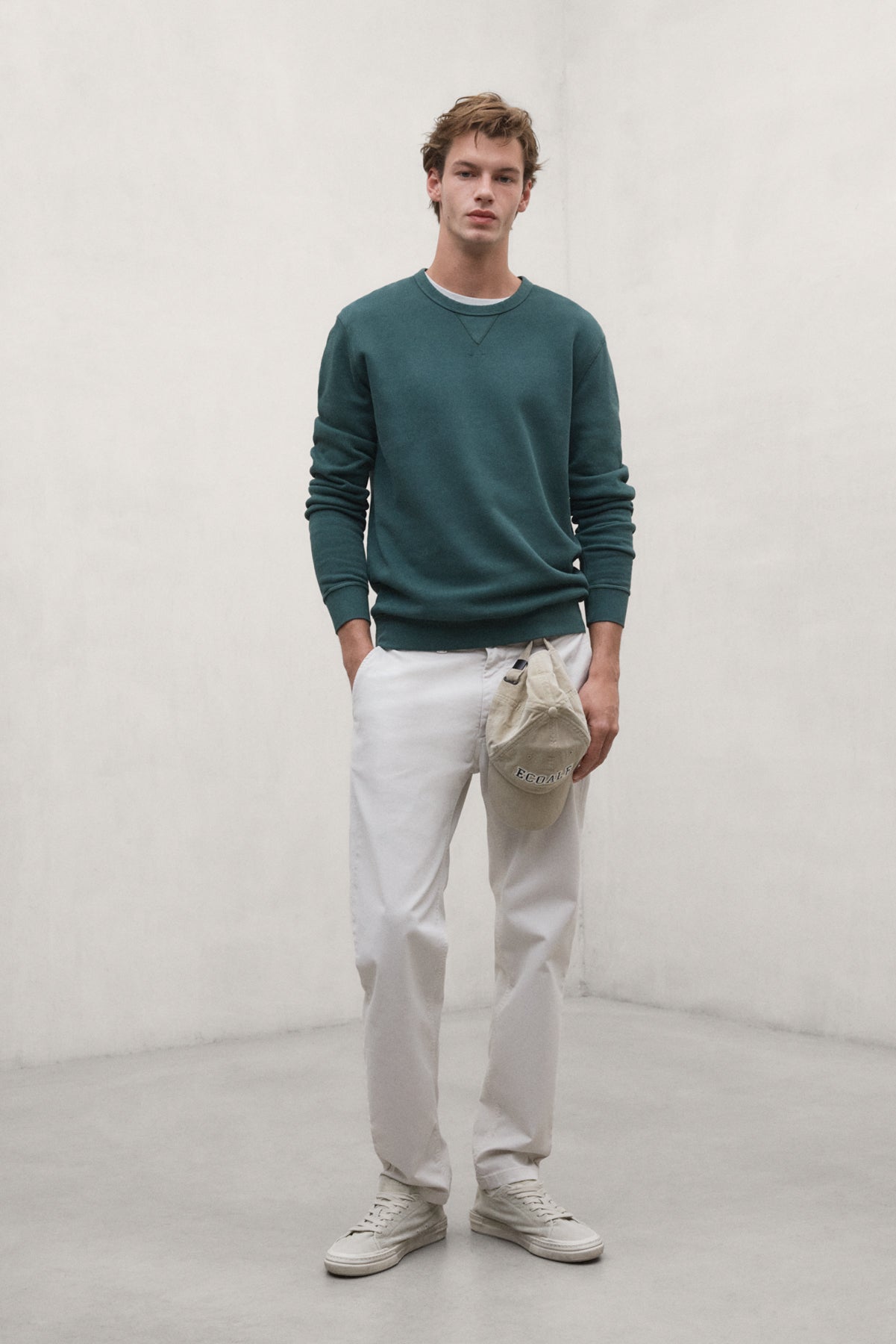sudadera-gola-verde-de-hombre-ecoalf image 1