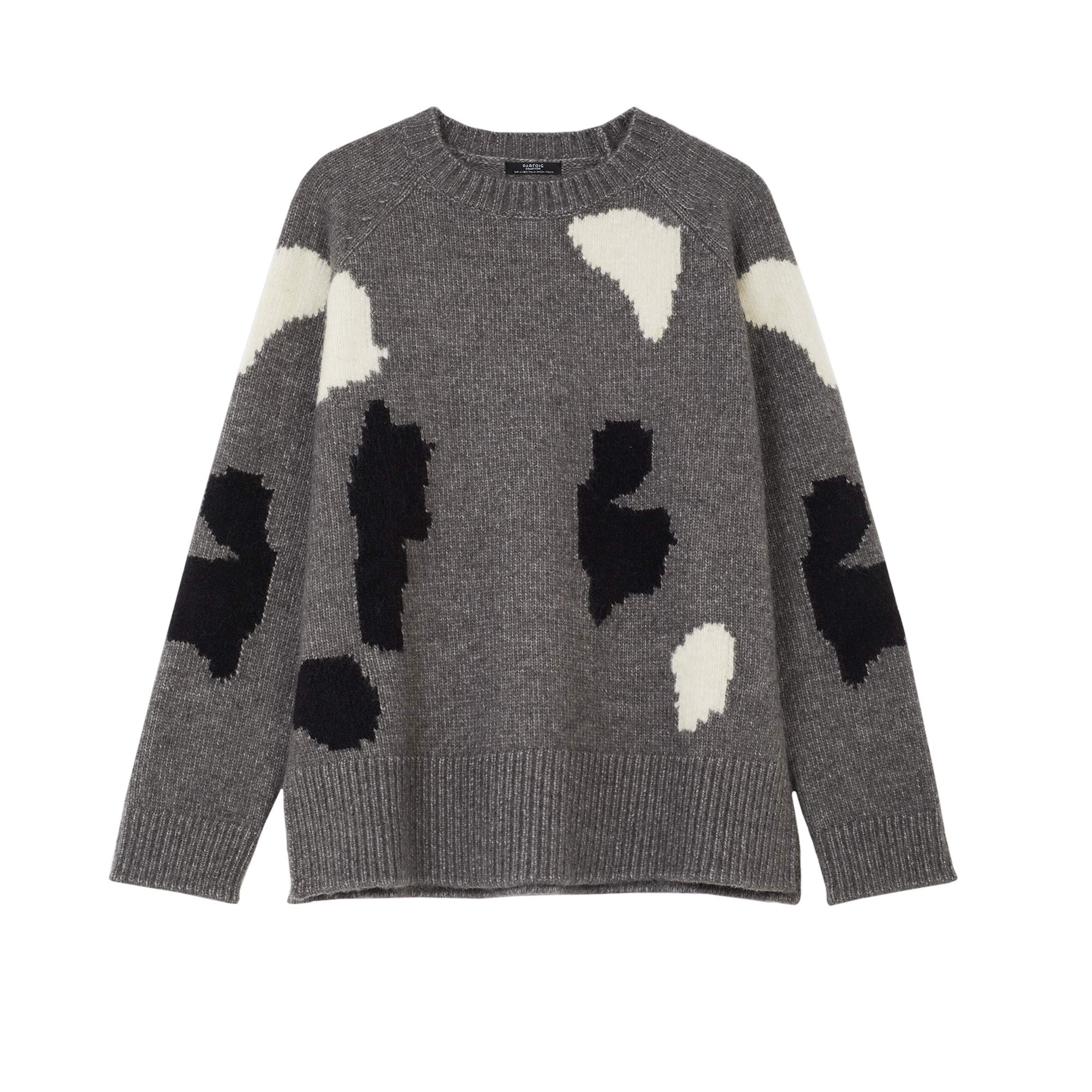 parfois-jersey-de-punto-cuello-redondo-estampado-mujer image 1