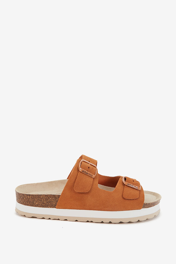 abbacino-sandalia-plataforma-mujer-serraje-cognac image 1
