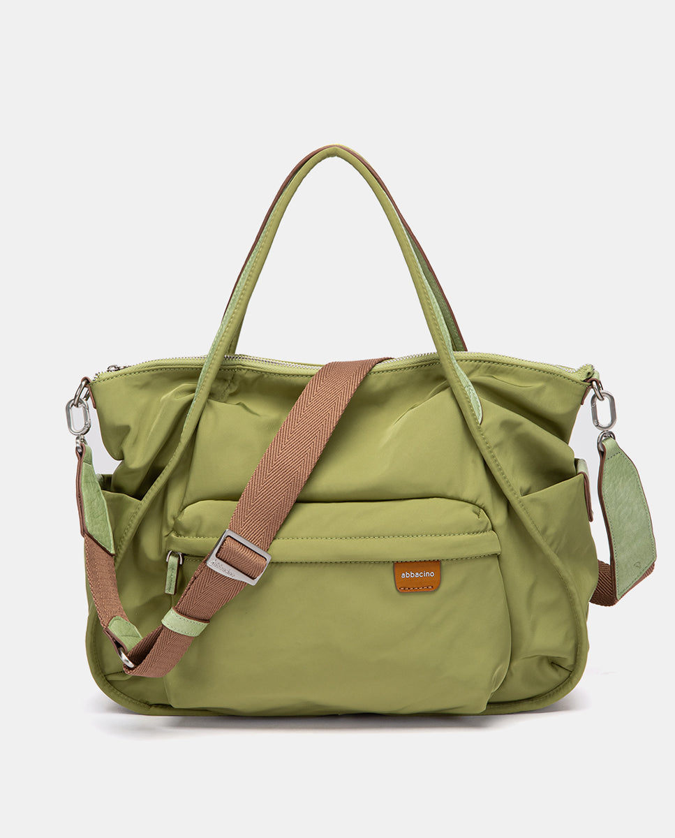 bolso-de-hombro-abbacino-en-tejido-verde-reciclado image 5