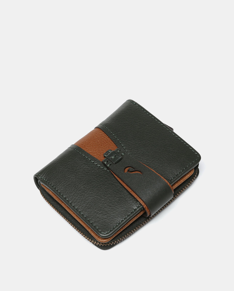 abbacino-cartera-peque-a-piel-vacuno-verde-bicolor image 5