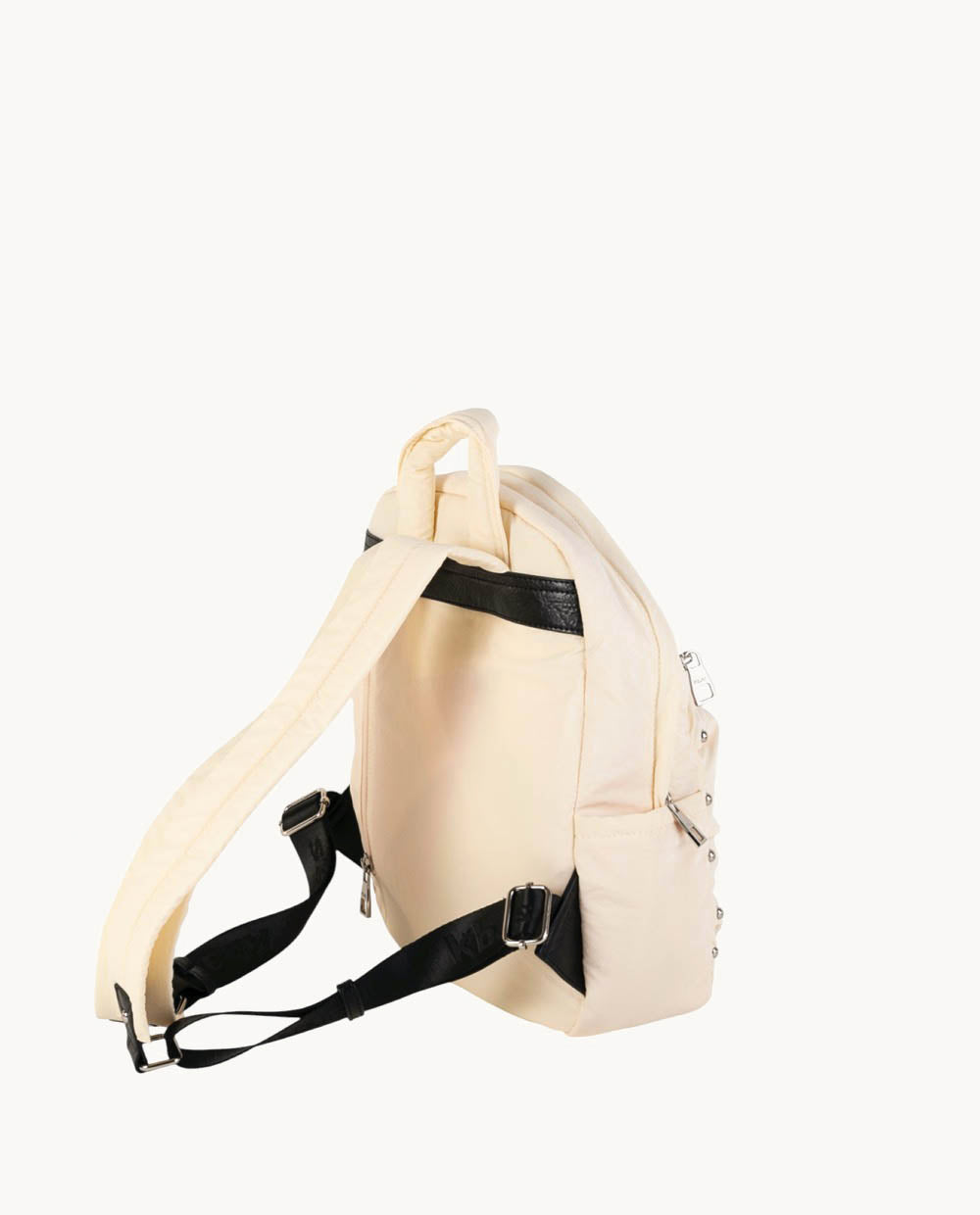 kbas-mochila-de-nylon-con-cremallera-color-marfil-28-x-12-x-33-cm image 2