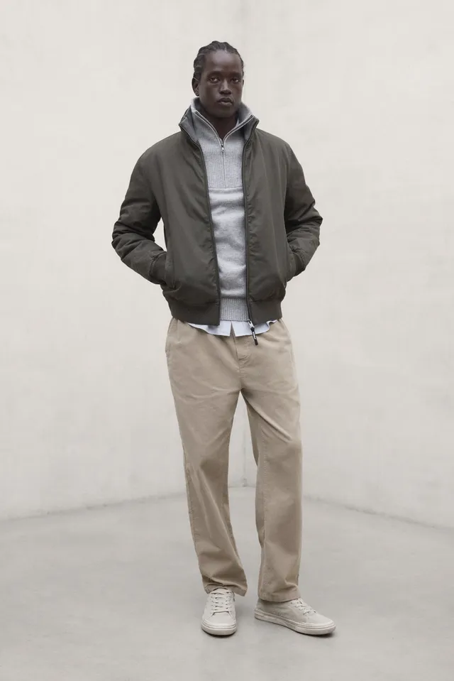 chaqueta-ecoalf-nizo-verde-de-hombre-100-algod-n-reciclado-fit-regular-m-ltiples image 1