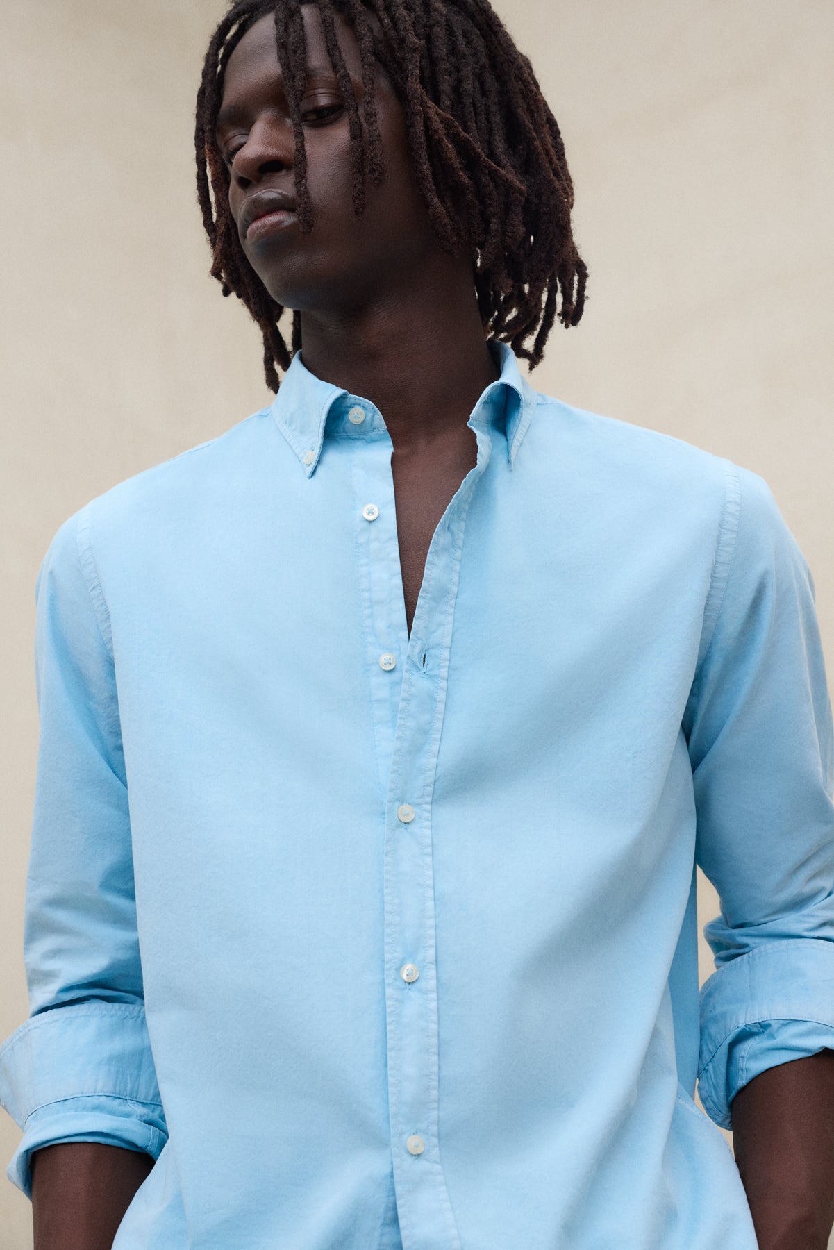 camisa-antejo-de-popel-n-ecoalf-algod-n-regenerativo-azul-hombre image 4