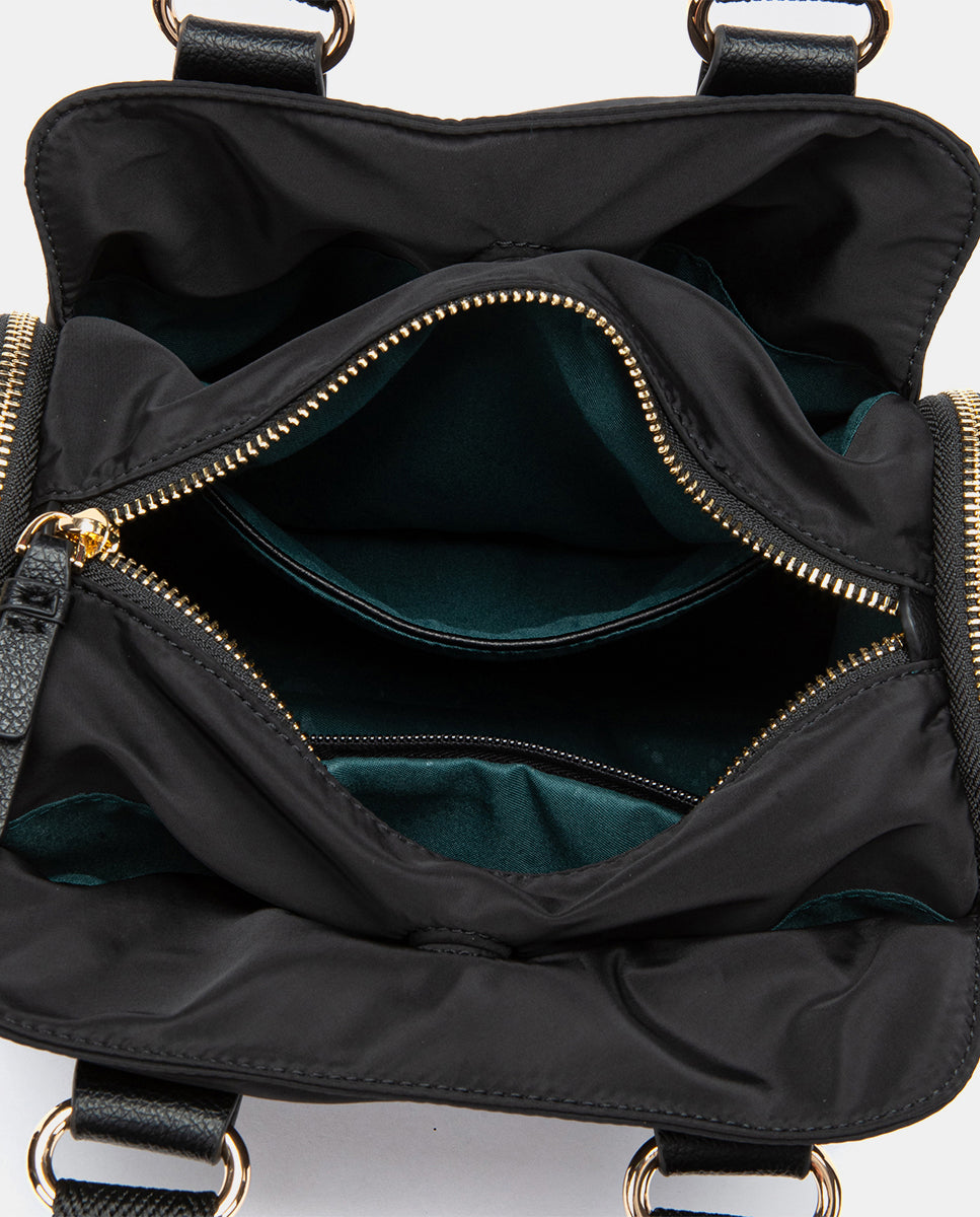 abbacino-bolso-de-mano-negro-en-materiales-reciclados image 6
