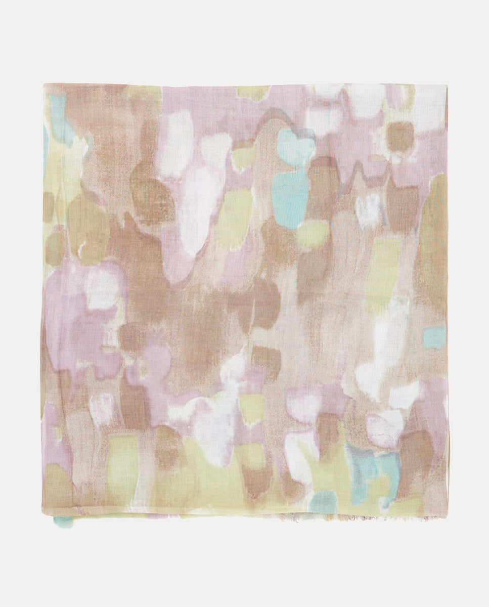 pa-uelo-de-viscosa-estampado-abstracto-verde-abbacino image 3