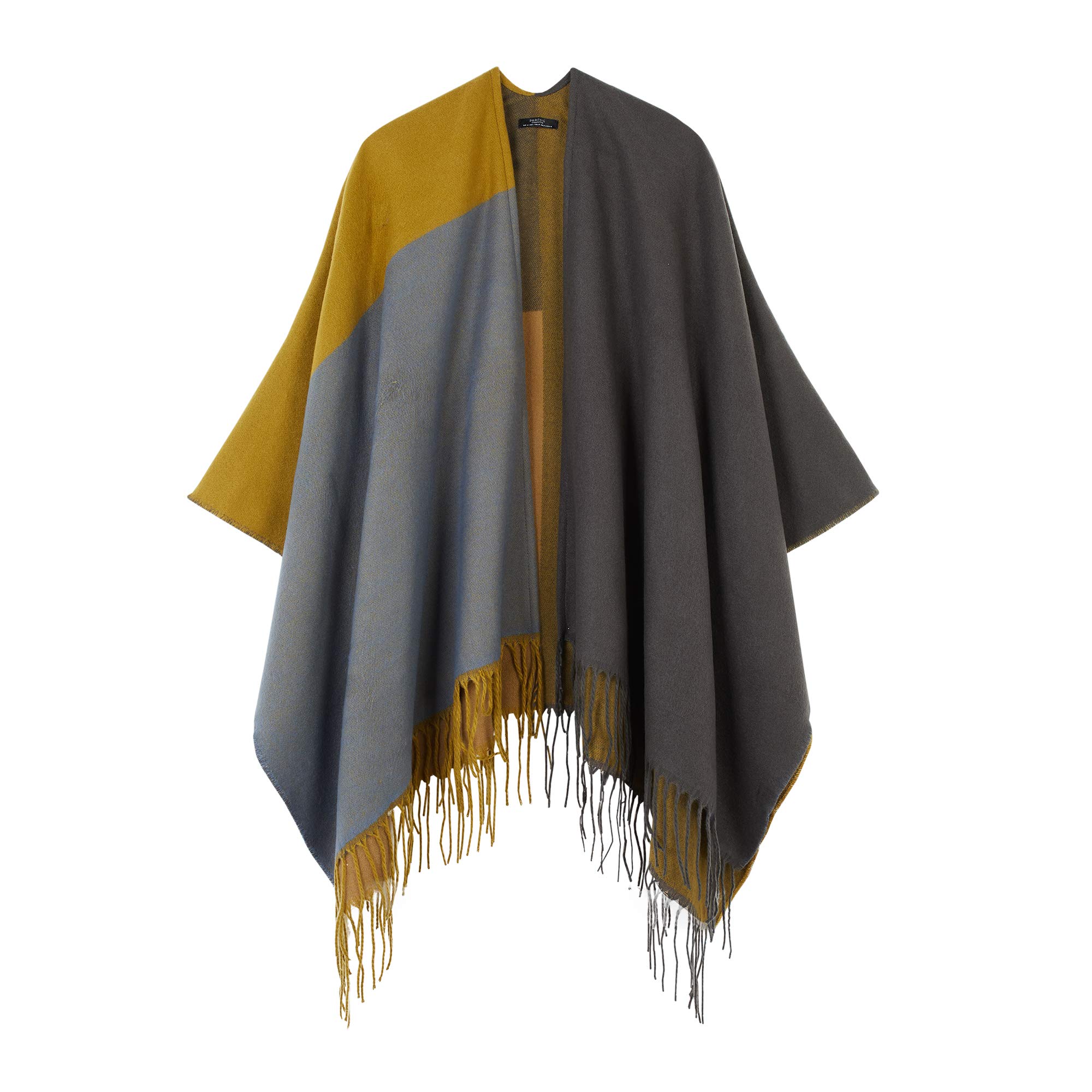 parfois-poncho-con-estampado-de-colores-mujer image 1