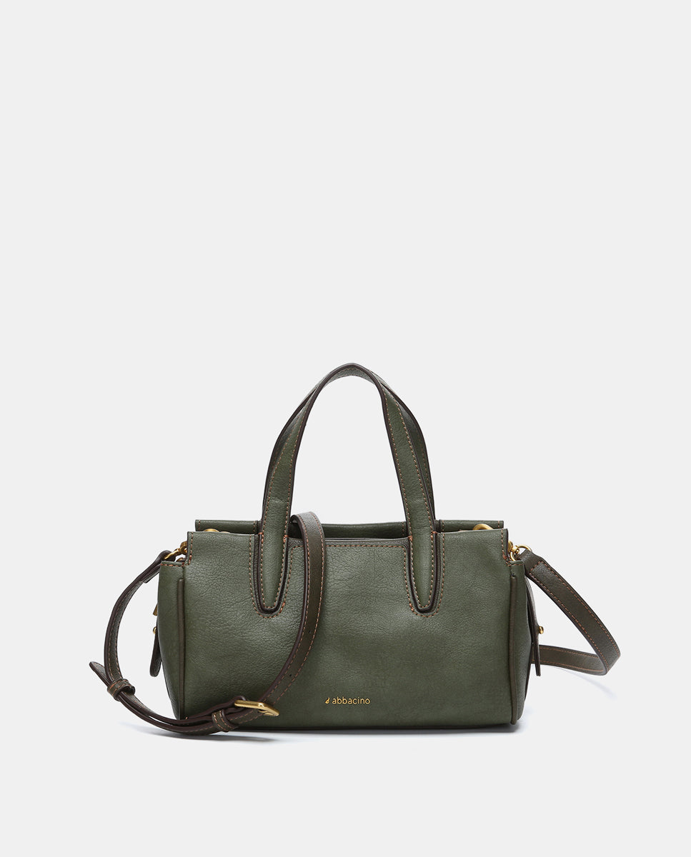 abbacino-bolso-de-mano-materiales-reciclados-verde image 1