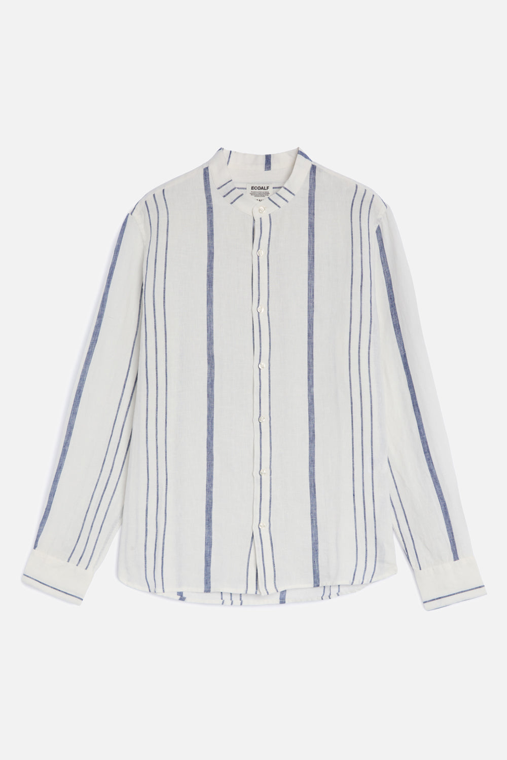 camisa-de-rayas-willy-blanca-de-ecoalf image 5