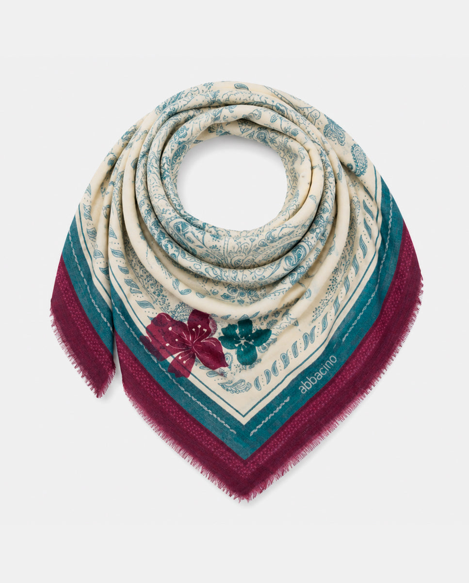 abbacino-bandana-grande-lana-paisley-burdeos image 1