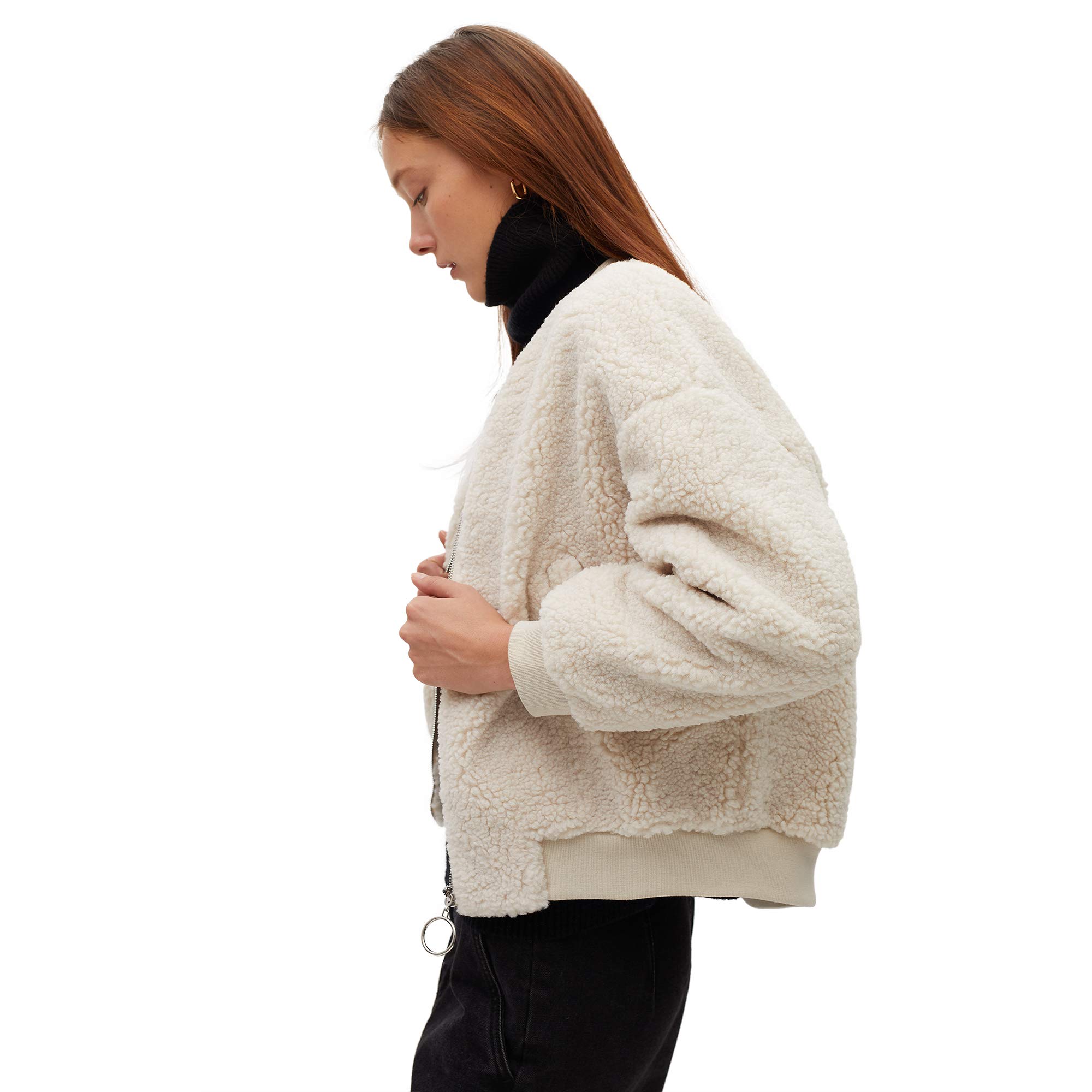 parfois-chaqueta-bomber-de-borreguillo-mujer image 5