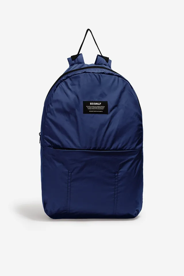 mochila-pacho-de-ecoalf-azul-plegable-100-poli-ster-reciclado image 1